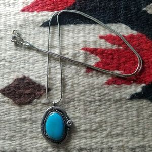 vintage turquoise necklace